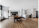 Dining room featuring light wood-style flooring, baseboards, and recessed lighting