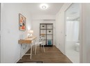 Office area featuring wood finished floors and baseboards