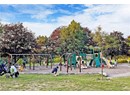Communal playground with a yard