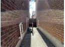 View of home's exterior featuring brick siding