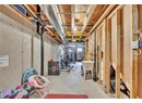 Basement featuring sink