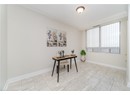 Office area featuring baseboards, ornamental molding, and visible vents