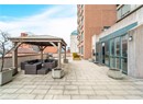 View of patio / terrace featuring an outdoor living space and a gazebo