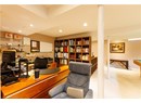 Office space with recessed lighting