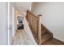 Staircase with baseboards