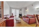 Living area with a textured ceiling