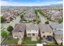 Aerial view of residential area