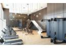 Gym with wood finished floors