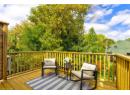 Walk-out deck from family room